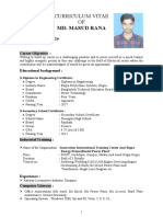 MASUD RANA  2 PAGE CV