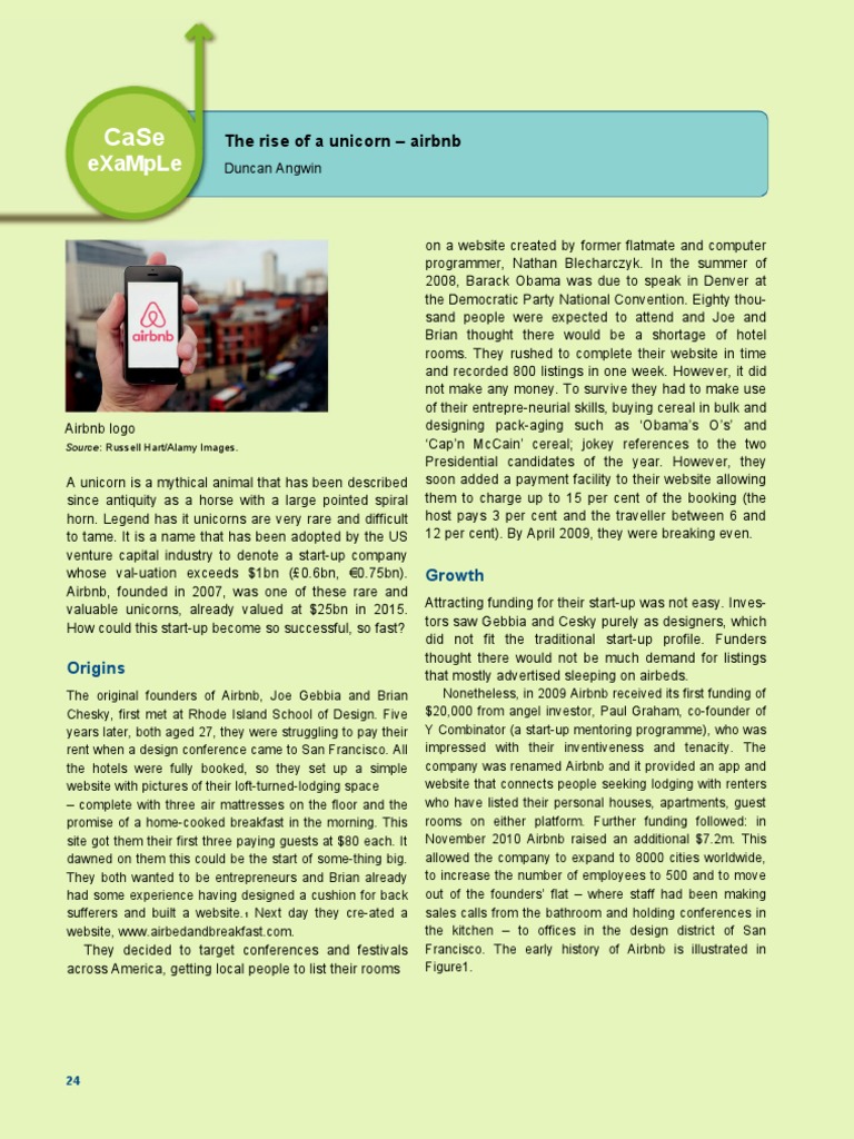Airbnb: Growth and Cultural Strategy | PDF | Airbnb | Startup Company
