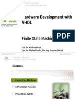 Hardware Development With VHDL: Finite State Machines