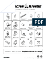 Commercial Cooking Equipment Exploded View - American Range PDF