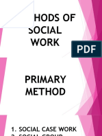 METHODS OF SOCIAL WORK