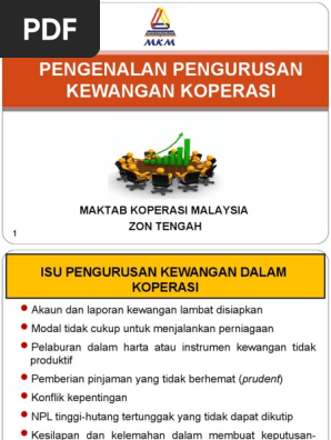 Sesi 1 Pengenalan Pengurusan Kewangan Koperasi Januari 2017 Pdf