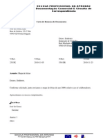 Carta e Fax de DCCC