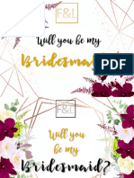 Bridesmaid-Maid of Honor Cards PDF