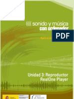 Modulo 2. Sonido y Musica Por ordenador. 04 Reproductor RealOne Player