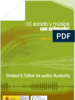 Modulo 2. Sonido y Musica Por ordenador. 05 Editor de Audio. Audacity