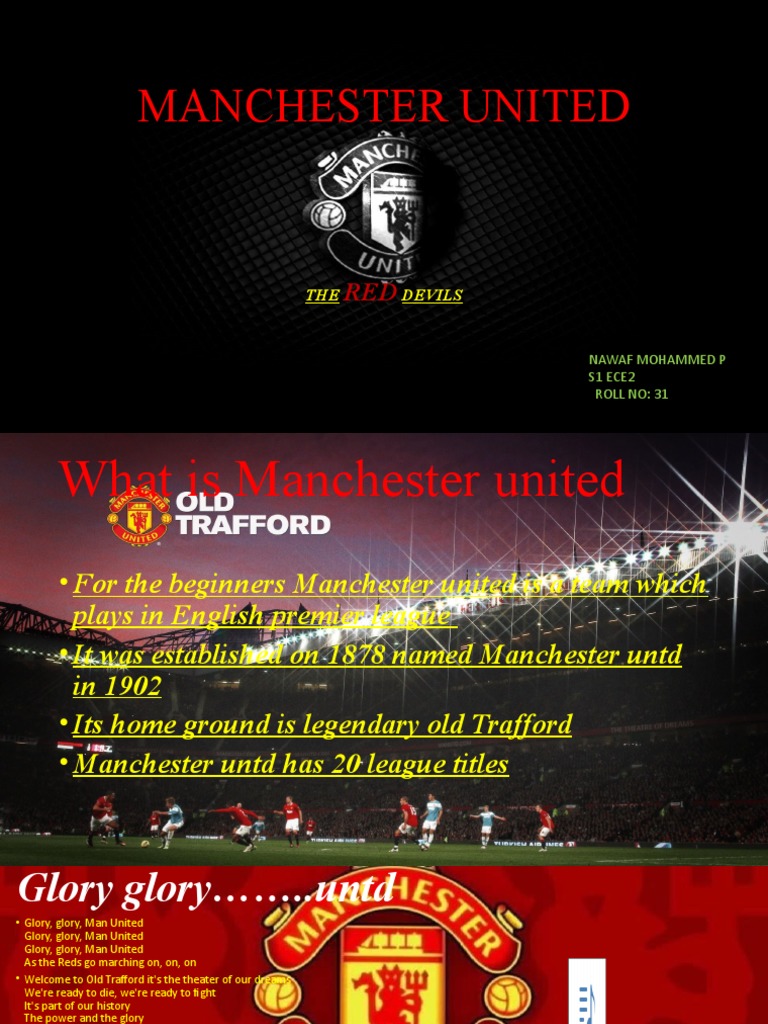 Manchester United Manchester United F C Premier League
