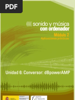 Modulo 2. Sonido y Musica Por ordenador. 07 Conversor dBpowerAMP