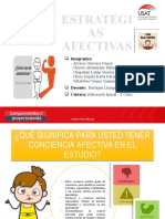 Estrategias afectivas para el aprendizaje