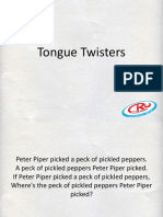 Tongue Twisters