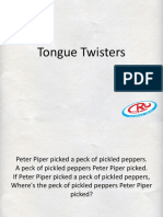 Fun Tongue Twisters Collection