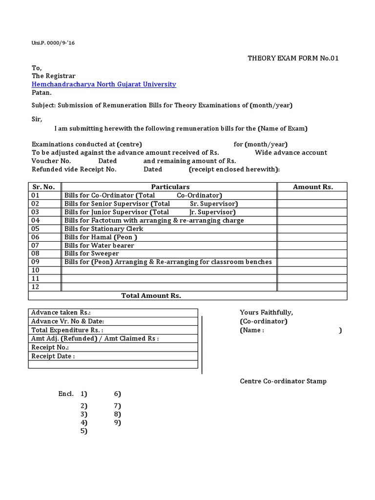 Vivaform Evaluation Remuneration Bills | PDF | Government | Business