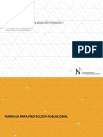 Formula Proyeccion Poblacional