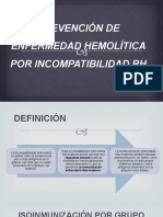 Enfermedad Hemolitica Por Factor RH