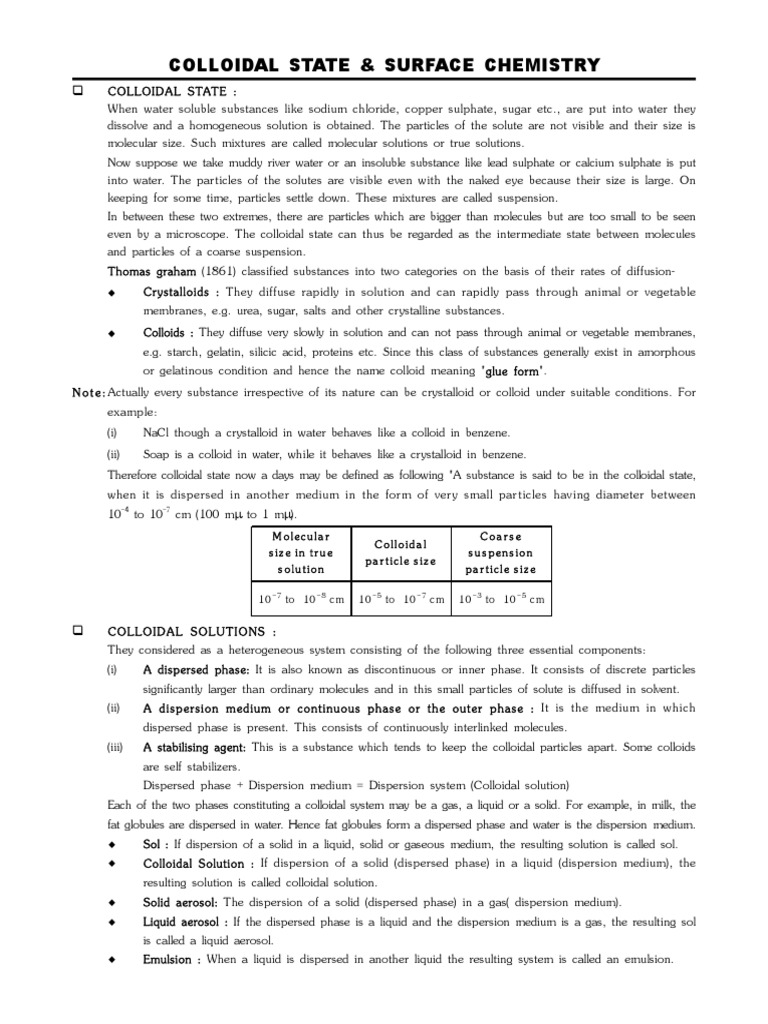 Understanding Colloidal States | PDF | Colloid | Scattering