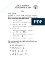 Tareas 3° B.G.U.