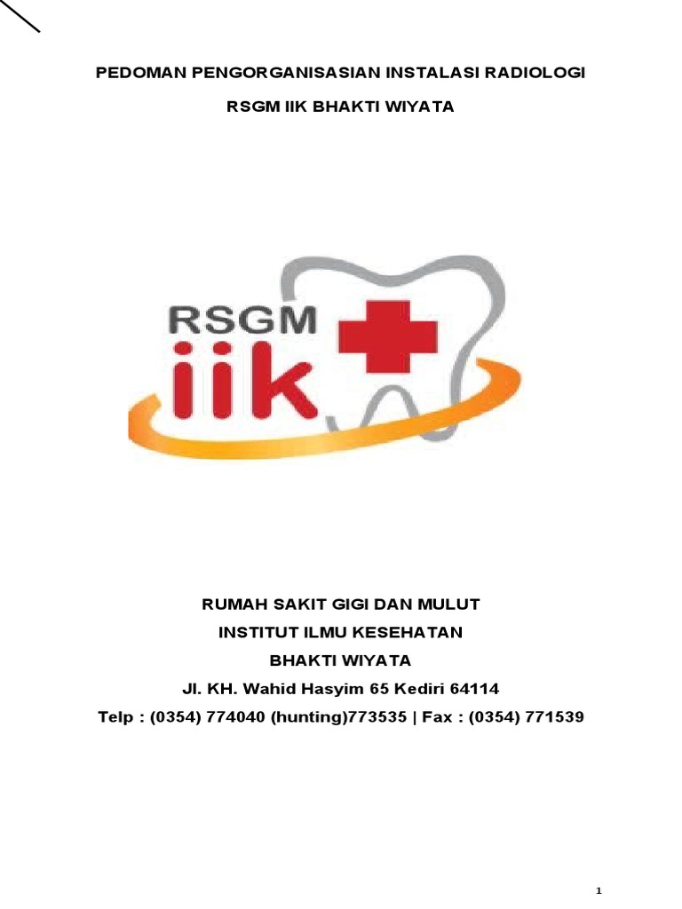 ORGANIZING THE RADIOLOGY INSTALLATION GUIDELINES | PDF