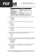 Simple and Compound Interest