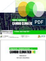 PROFESOR JOSE ARAUJO Diseño Instrucional Topicos Especiales en Cambio Climático