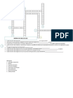 Crucigrama Norma Iso 9001 de 2015