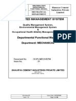 Integrated Management System: Departmental Functional Manual