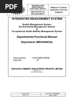 Integrated Management System: Departmental Functional Manual