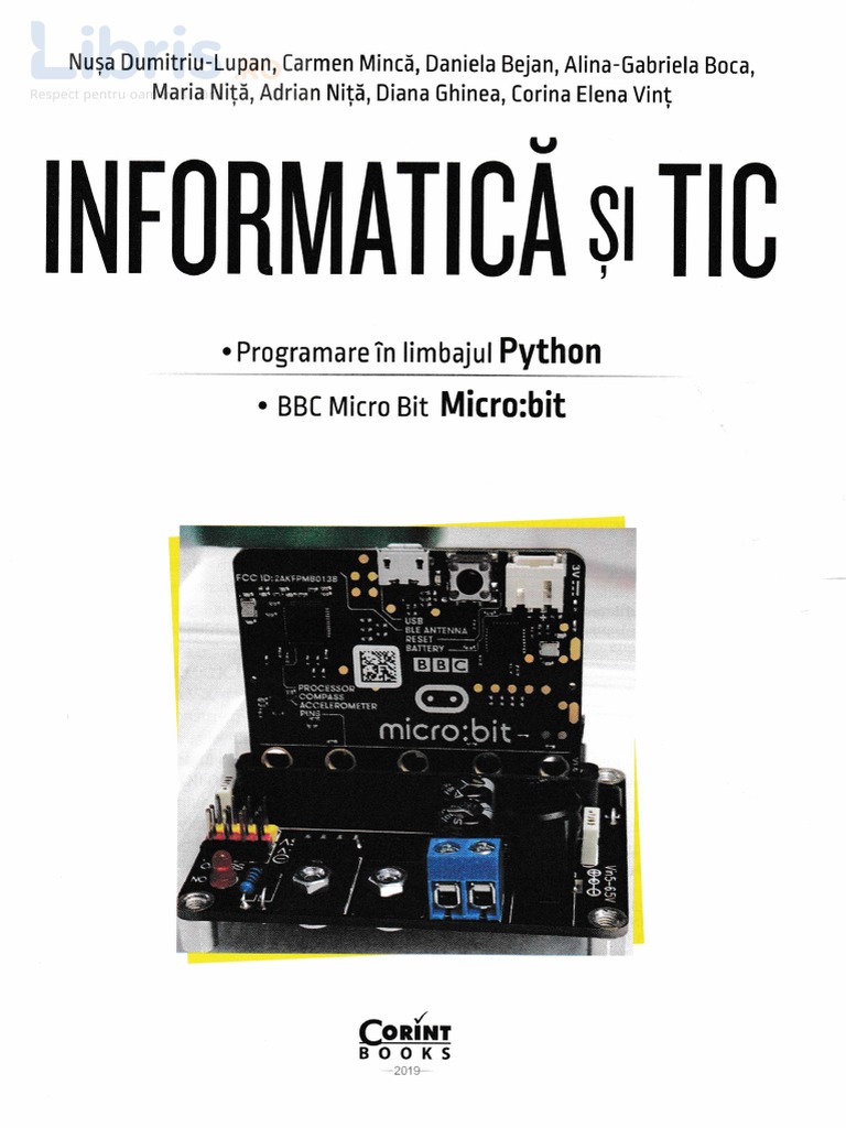 Informatica Si TIC. Programare in Limbajul Python - Nusa Dumitriu-Lupan ...