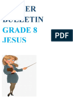 Career Bulletin: Grade 8 Jesus