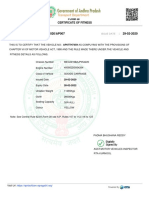 FC/0007184/2020/AP007 29-02-2020: Form 38 Certificate of Fitness