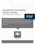 Talent Management Solutions Provider PlaceMinds Consulting