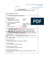 Hoja de Seguridad - Desengrasante Industrial Ref. 4701-1