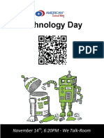 Technology Day: November 14, 6:20PM - We Talk-Room