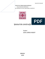 Ipsosul - Ca Material de Construcție