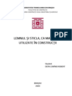 Lemnul Și Sticla, Ca Materiale Utilizate În Construcții