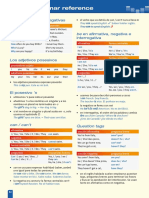 Grammar Reference for Common English Structures