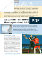 3 - 2 - 1-Abwehr Das Zentrale Abwehrsystem in Der DHB-Förderung - PDF Kostenfreier Download