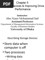 Storage Devices & Improving Drive Performance: Abu Naser Mohammad Saif