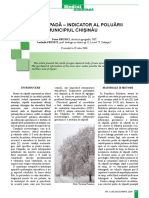 Stratul de zapada _ indicator al poluarii tehnogene in municipiul Chisinau