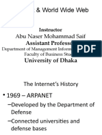 Internet & World Wide Web: Abu Naser Mohammad Saif