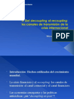 03. Del decoupling al recoupling. Los canales de transmisión de la crisis internacional