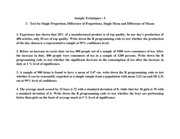 R Code for Statistical Tests | PDF | Business | Science & Mathematics