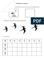 Numarul Si Cifra 1 Pasari Calatoare