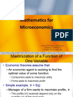 Chapter 2 Mathematics For Microeconomics