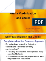 Chapter 4 Utility Maximization and Choice