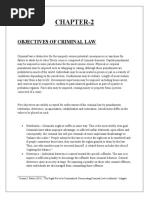 Chapter-2: Objectives of Criminal Law