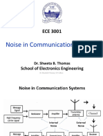 Noise in Communication Systems: School of Electronics Engineering