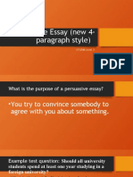 Persuasive Essay PowerPoint