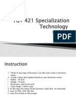 TGY 421 Specialization Technology Prelim Exam