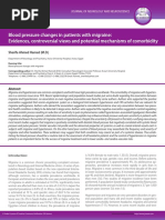 Download Blood pressure changes in patients with migraine Evidences controversial views and potential mechanisms of comorbidity by iMedPub SN46403384 doc pdf