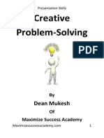 Writing Problem Statement For Creative Problem Solving